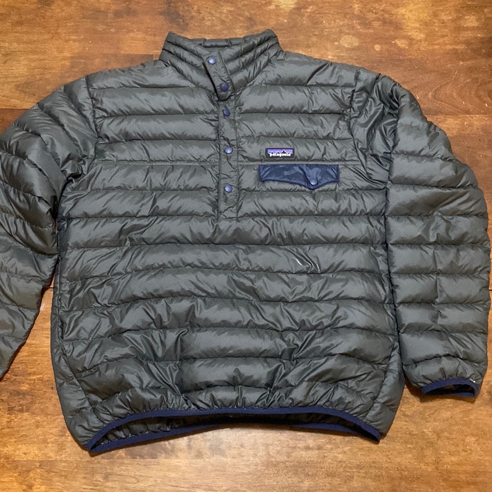 Mens M Patagonia Down Pullover